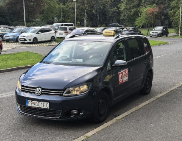 Volkswagen Touran z vozového parku 1 Taxi Poprad
